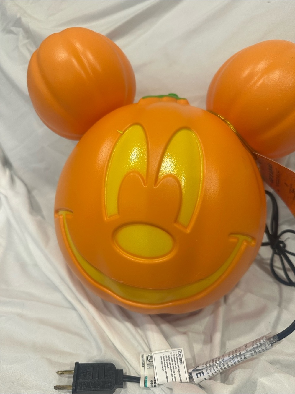 Disney Mickey Mouse Pumpkin Light jack o lantern Decoration Halloween blow mold